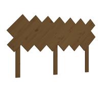 Berkfield Home Bed Headboard Honey Brown 141x3x80.5 cm Solid Wood Pine Berkfield Home Brown 141x3x80.5 cm