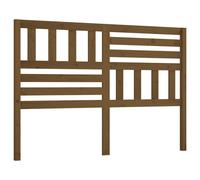 Berkfield Home Bed Headboard Honey Brown 146x4x100 cm Solid Wood Pine | Size: 146 x 4 x 100 cm Berkfield Home Brown 146 x 4 x 100 cm