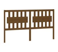 Berkfield Home Bed Headboard Honey Brown 155.5x4x100 cm Solid Wood Pine Berkfield Home Brown 155.5x4x100 cm