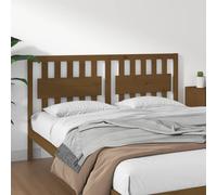 Berkfield Home Bed Headboard Honey Brown 155.5x4x100 cm Solid Wood Pine Berkfield Home Brown 155.5x4x100 cm