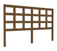 Berkfield Home Bed Headboard Honey Brown 156x4x100 cm Solid Wood Pine | Size: 156 x 4 x 100 cm Berkfield Home Brown 156 x 4 x 100 cm