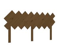 Berkfield Home Bed Headboard Honey Brown 159.5x3x80.5 cm Solid Wood Pine Berkfield Home Brown 159.5x3x80.5 cm