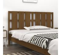 Berkfield Home Bed Headboard Honey Brown 165.5x4x100 cm Solid Wood Pine Berkfield Home Brown 165.5x4x100 cm