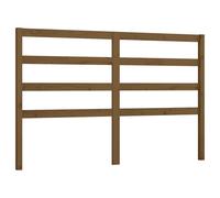 Berkfield Home Bed Headboard Honey Brown 166x4x100 cm Solid Wood Pine | Size: 166 x 4 x 100 cm Berkfield Home Brown 166 x 4 x 100 cm