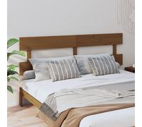 Berkfield Home Bed Headboard Honey Brown 184x3x81 cm Solid Wood Pine | Size: 184 x 3 x 81 cm Berkfield Home Brown 184 x 3 x 81 cm
