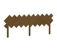 Berkfield Home Bed Headboard Honey Brown 196x3x80.5 cm Solid Wood Pine Berkfield Home Brown 196x3x80.5 cm