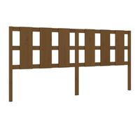 Berkfield Home Bed Headboard Honey Brown 205.5x4x100 cm Solid Wood Pine Berkfield Home Brown 205.5x4x100 cm