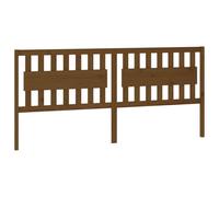 Berkfield Home Bed Headboard Honey Brown 205.5x4x100 cm Solid Wood Pine Berkfield Home Brown 205.5x4x100 cm