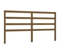 Berkfield Home Bed Headboard Honey Brown 206x4x100 cm Solid Wood Pine | Size: 206 x 4 x 100 cm Berkfield Home Brown 206 x 4 x 100 cm