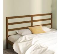 Berkfield Home Bed Headboard Honey Brown 206x4x100 cm Solid Wood Pine | Size: 206 x 4 x 100 cm Berkfield Home Brown 206 x 4 x 100 cm