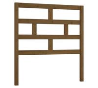 Berkfield Home Bed Headboard Honey Brown 81x4x100 cm Solid Wood Pine | Size: 81 x 4 x 100 cm Berkfield Home Brown 81 x 4 x 100 cm