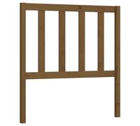 Berkfield Home Bed Headboard Honey Brown 81x4x100 cm Solid Wood Pine | Size: 81 x 4 x 100 cm Berkfield Home Brown 81 x 4 x 100 cm