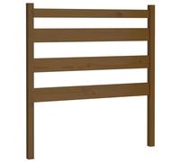 Berkfield Home Bed Headboard Honey Brown 81x4x100 cm Solid Wood Pine | Size: 81 x 4 x 100 cm Berkfield Home Brown 81 x 4 x 100 cm