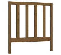 Berkfield Home Bed Headboard Honey Brown 96x4x100 cm Solid Wood Pine | Size: 96 x 4 x 100 cm Berkfield Home Brown 96 x 4 x 100 cm