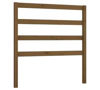 Berkfield Home Bed Headboard Honey Brown 96x4x100 cm Solid Wood Pine | Size: 96 x 4 x 100 cm Berkfield Home Brown 96 x 4 x 100 cm
