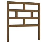Berkfield Home Bed Headboard Honey Brown 96x4x100 cm Solid Wood Pine | Size: 96 x 4 x 100 cm Berkfield Home Brown 96 x 4 x 100 cm