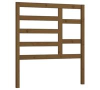 Berkfield Home Bed Headboard Honey Brown 96x4x104 cm Solid Wood Pine | Size: 96 x 4 x 104 cm Berkfield Home Brown 96 x 4 x 104 cm