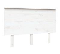 Berkfield Home Bed Headboard White 124x6x82.5 cm Solid Wood Pine Berkfield Home White 124x6x82.5 cm