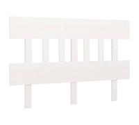 Berkfield Home Bed Headboard White 203.5x3x81 cm Solid Wood Pine Berkfield Home White 203.5x3x81 cm