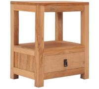 Berkfield Home bedside Cabinet 40x30x50 cm Solid Teak Wood in Brown | Size: 40 x 30 x 50 cm Berkfield Home Brown 40 x 30 x 50 cm
