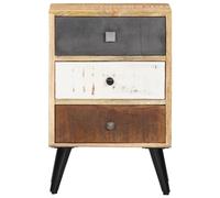 Berkfield Home Bedside Cabinet 40x30x60 cm Solid Mango Wood in Brown | Size: 40 x 30 x 60 cm Berkfield Home Brown 40 x 30 x 60 cm