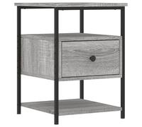 Berkfield Home Bedside Cabinet Grey Sonoma 40x42x56 cm Engineered Wood | Size: 40 x 42 x 56 cm Berkfield Home Grey 40 x 42 x 56 cm