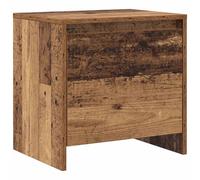 Berkfield Home Bedside Cabinet Old wood Engineered wood in Brown Berkfield Home Brown