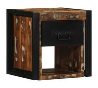 Berkfield Home Bedside Cabinets 2 pcs Multicolour 40x35x40 cm Solid Wood Reclaimed | Size: 40 x 35 x 40 cm Berkfield Home Multicolor 40 x 35 x 40 cm