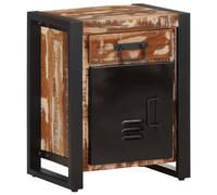 Berkfield Home Bedside Cabinets 2 pcs Multicolour Solid Rough Wood Mango Berkfield Home Multicolor