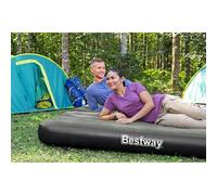 Berkfield Home Bestway 3-in-1 Inflatable Airbed Black & Grey 188x99x25 cm | Size: 188 x 99 x 25 cm Berkfield Home Black 188 x 99 x 25 cm