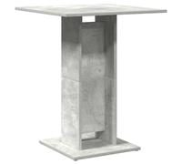 Berkfield Home Bistro Table Concrete Grey 60x60x75 cm Engineered Wood | Size: 60 x 60 x 75 cm Berkfield Home Grey 60 x 60 x 75 cm