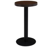 Berkfield Home Bistro Table Dark Brown 40 cm MDF Berkfield Home Brown