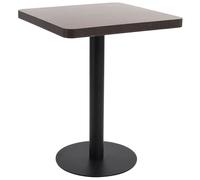 Berkfield Home Bistro Table Dark Brown 60X60 cm MDF Berkfield Home Brown 60X60 cm
