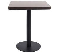 Berkfield Home Bistro Table Dark Brown 60X60 cm MDF Berkfield Home Brown 60X60 cm