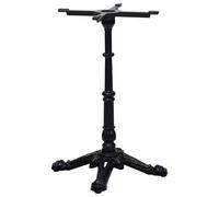 Berkfield Home Bistro Table Leg Black 52x52x72 cm Cast Iron | Size: 52 x 52 x 72 cm Berkfield Home Black 52 x 52 x 72 cm
