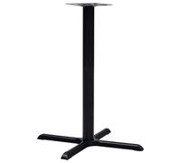 Berkfield Home Bistro Table Leg Black 76x76x107 cm Cast Iron | Size: 76 x 76 x 107 cm Berkfield Home Black 76 x 76 x 107 cm