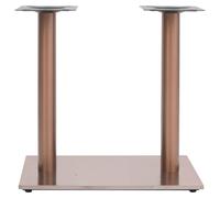 Berkfield Home Bistro Table Leg Brass 70x40x72 cm Stainless Steel in Copper | Size: 70 x 40 x 72 cm Berkfield Home Copper 70 x 40 x 72 cm