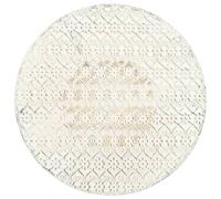 Berkfield Home Bistro Table Vintage Style Round Metal 40x70 cm White Berkfield Home White 40x70 cm