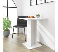 Berkfield Home Bistro Table White 60x60x75 cm Engineered Wood | Size: 60 x 60 x 75 cm Berkfield Home White 60 x 60 x 75 cm