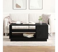 Berkfield Home Black Oak Coffee Table 102x55x43 cm Made from Engineered Wood | Size: 102 x 55 x 43 cm Berkfield Home Black 102 x 55 x 43 cm