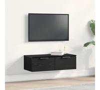 Berkfield Home Black Oak Wall Cabinet 68x30x20 cm Made from Engineered Wood | Size: 68 x 30 x 20 cm Berkfield Home Black 68 x 30 x 20 cm