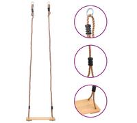 Berkfield Home Board Swing 200 cm Solid Pinewood in Brown Berkfield Home Brown