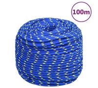 Berkfield Home Boat Rope Orange 2 mm 25 m Polypropylene in Blue Berkfield Home Blue