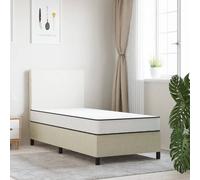 Berkfield Home Bonnell Spring Mattress Medium 90x190 cm Single Size in White Berkfield Home White 90x190 cm