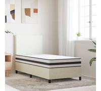 Berkfield Home Bonnell Spring Mattress Medium 90x200 cm in White Berkfield Home White 90x200 cm