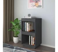 Berkfield Home Book Cabinet Grey 40x35x71 cm Solid Pinewood | Size: 40 x 35 x 71 cm Berkfield Home Grey 40 x 35 x 71 cm