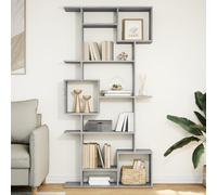 Berkfield Home Book Cabinet Grey Sonoma 92x29x188 cm Engineered Wood | Size: 92 x 29 x 188 cm Berkfield Home Grey 92 x 29 x 188 cm
