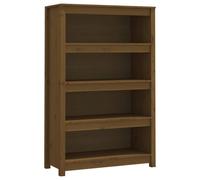 Berkfield Home Book Cabinet Honey Brown 80x35x126 cm Solid Wood Pine | Size: 80 x 35 x 126 cm Berkfield Home Brown 80 x 35 x 126 cm