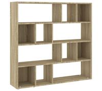 Berkfield Home Book Cabinet/Room Divider Sonoma Oak 105x24x102 cm in Brown | Size: 105 x 24 x 102 cm Berkfield Home Brown 105 x 24 x 102 cm