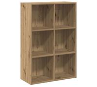 Berkfield Home Book Cabinet/Sideboard Artisan Oak 66x30x98 cm Engineered Wood in Brown | Size: 66 x 30 x 98 cm Berkfield Home Brown 66 x 30 x 98 cm